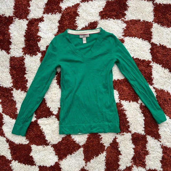 Banana Republic Sweaters - Banana Republic Green Scoop Neck Sweater — Size S